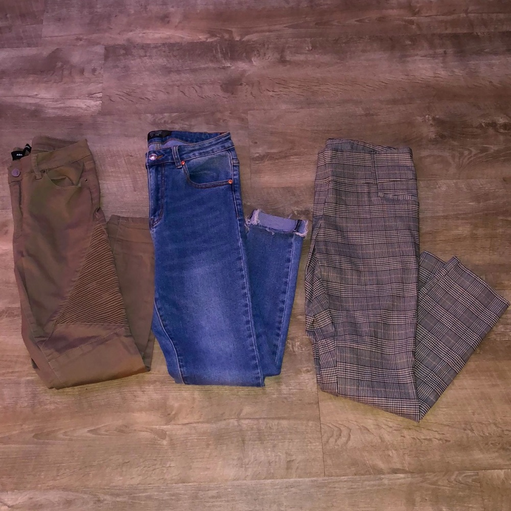 Jeans pants bottoms bundle